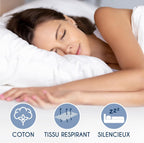 Dreamzie Protege Matelas 90x190 Imperméable - pour Matelas 90 x 190cm - Alèse certifiée Oeko-TEX Hypoallergénique