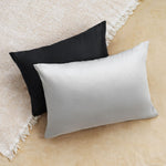 Set of two sateen pillowcases