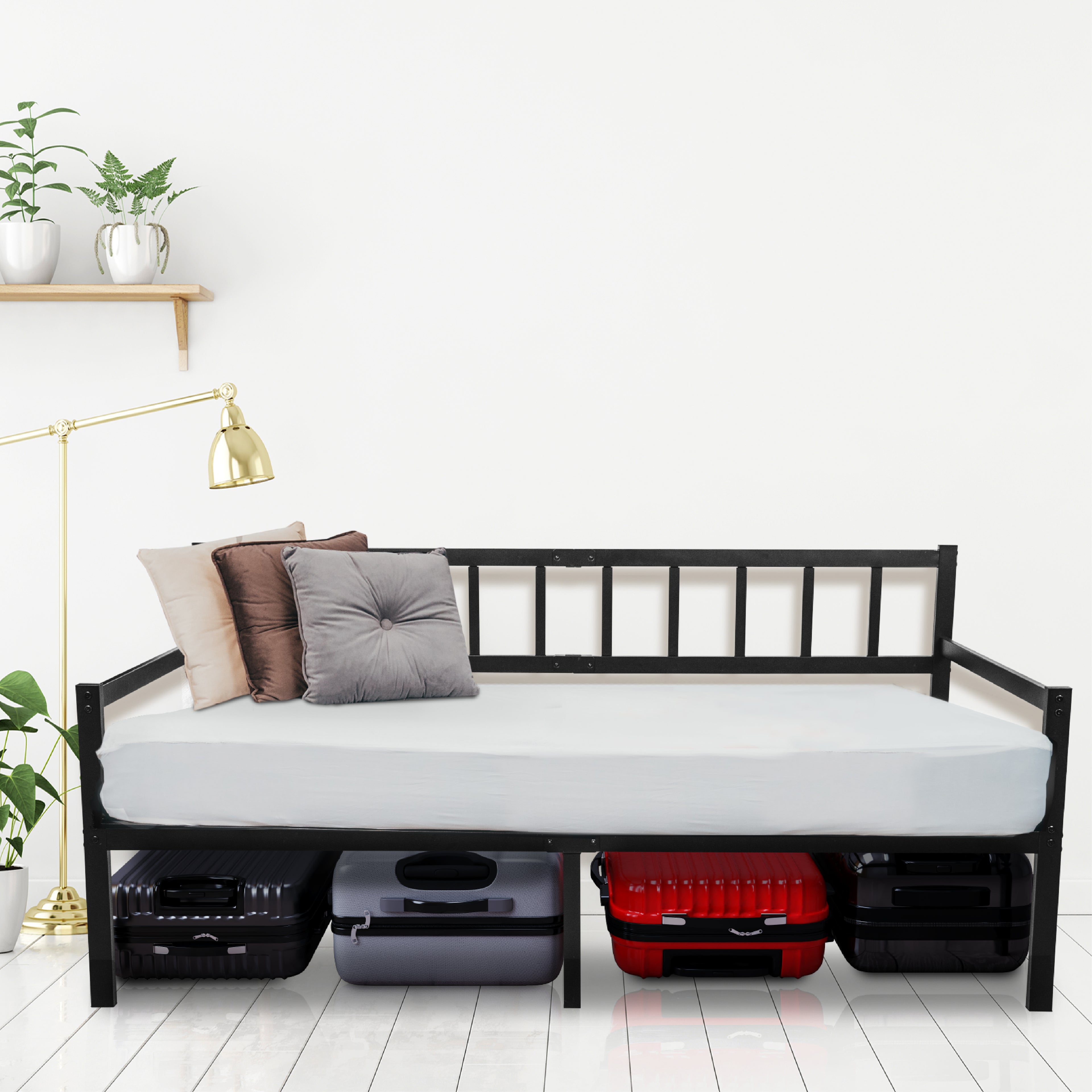 Lit banquette - 2 tailles : 90x190 et 90x200