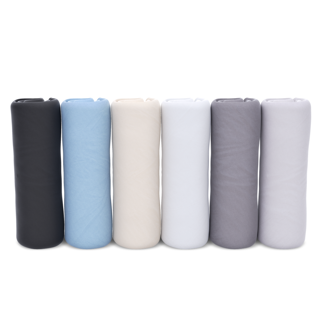 Set of 2 premium cotton pillowcases - 150 gsm