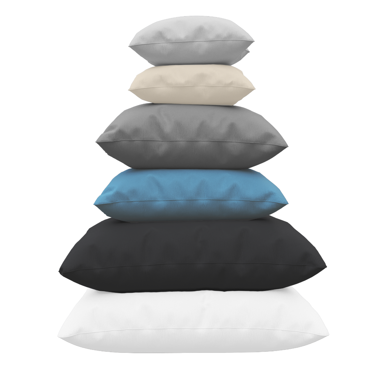 Taie d'oreiller en coton jersey 135 gsm